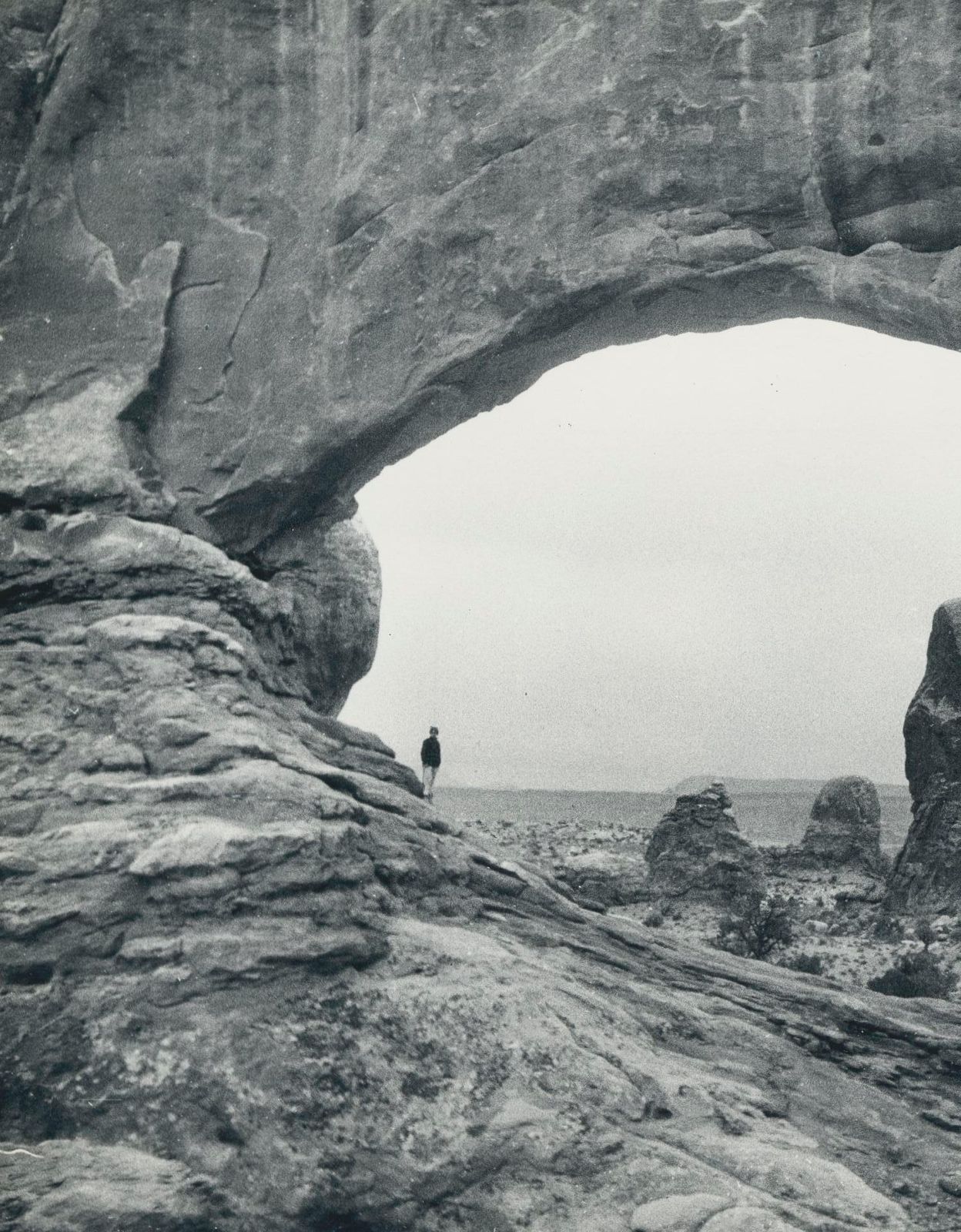 Erich Andres Arches Nationalpark, Utah, Black And White, USA 1960s photo for sale