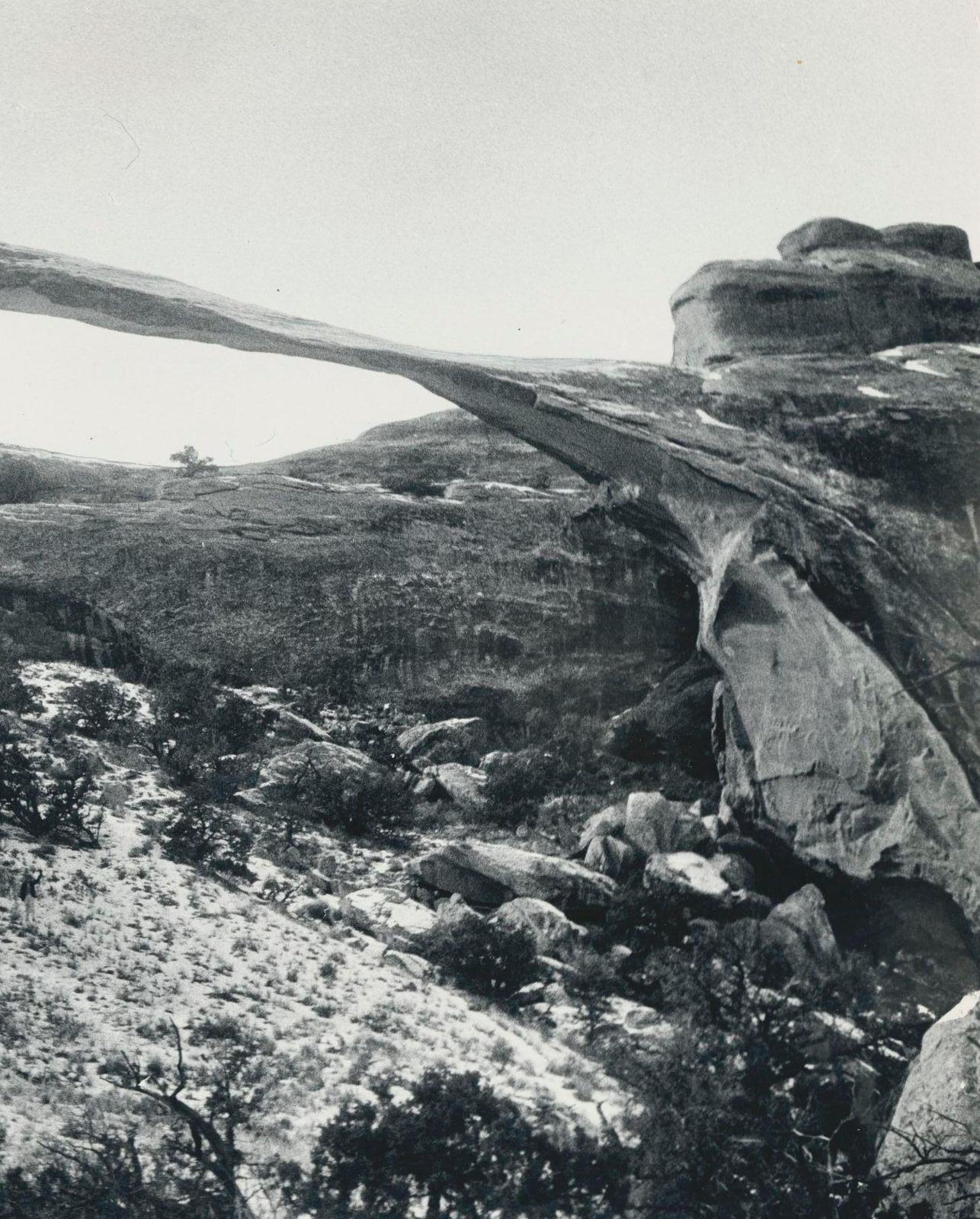 Erich Andres Arches Nationalpark, Silver Gelatine Print, USA 1960s photo furniture