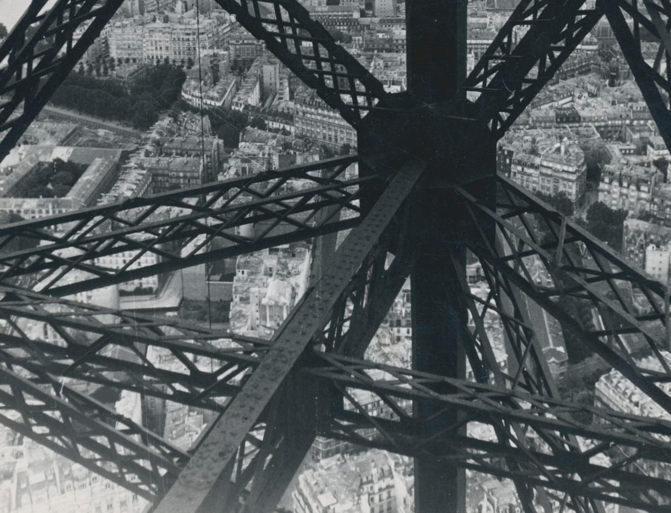 Eiffel Tower  Street Photography  Black And White France 1950s photo furniture