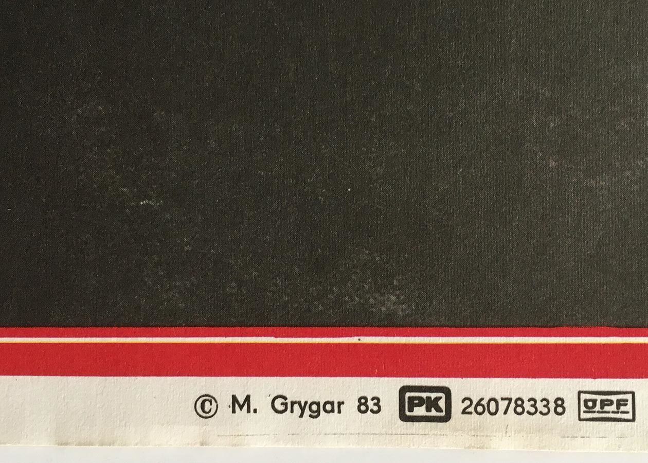 Original Film Poster, Bankers Also Have Souls, Milan Grygar, 1983, Genuine Czech Vintage Print photo Art