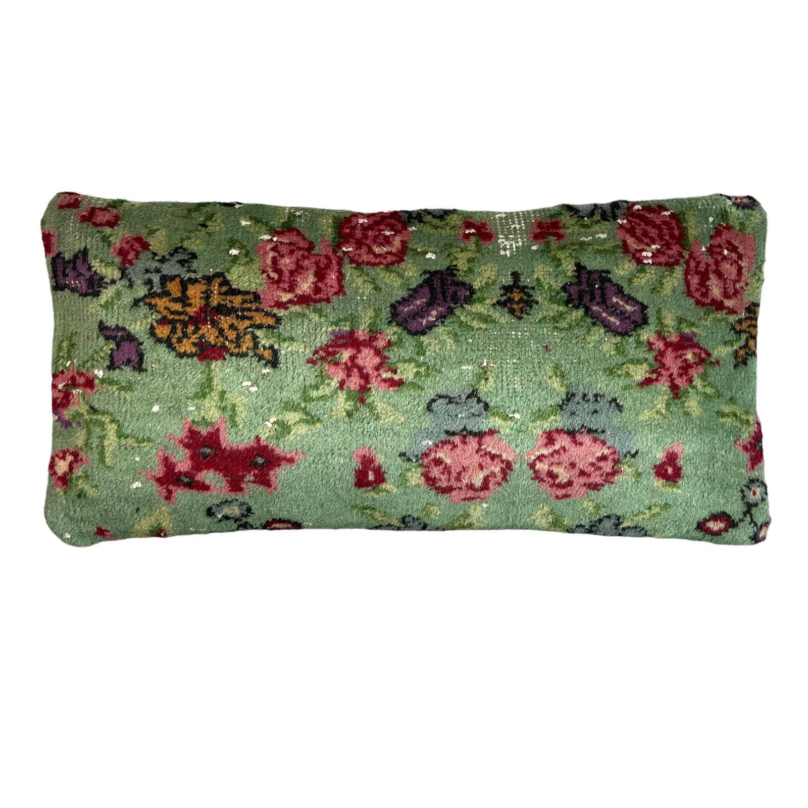 Vintage Hand Made Rug Cushion Cover, Decorative Rug Pillow Cover, Large Vintage Turkish Rug Cushion Cover