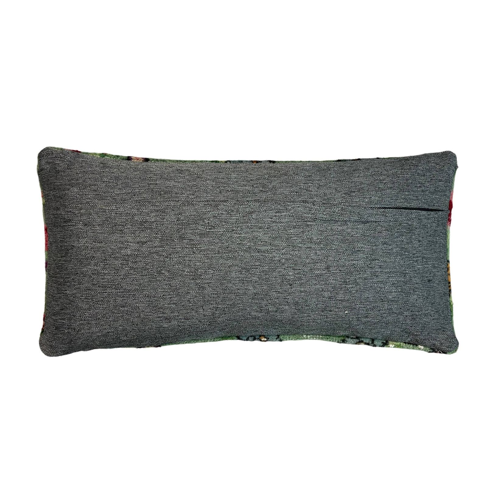 Vintage Hand Made Rug Cushion Cover, Decorative Rug Pillow Cover, Large Vintage Turkish Rug Cushion Cover photo for sale