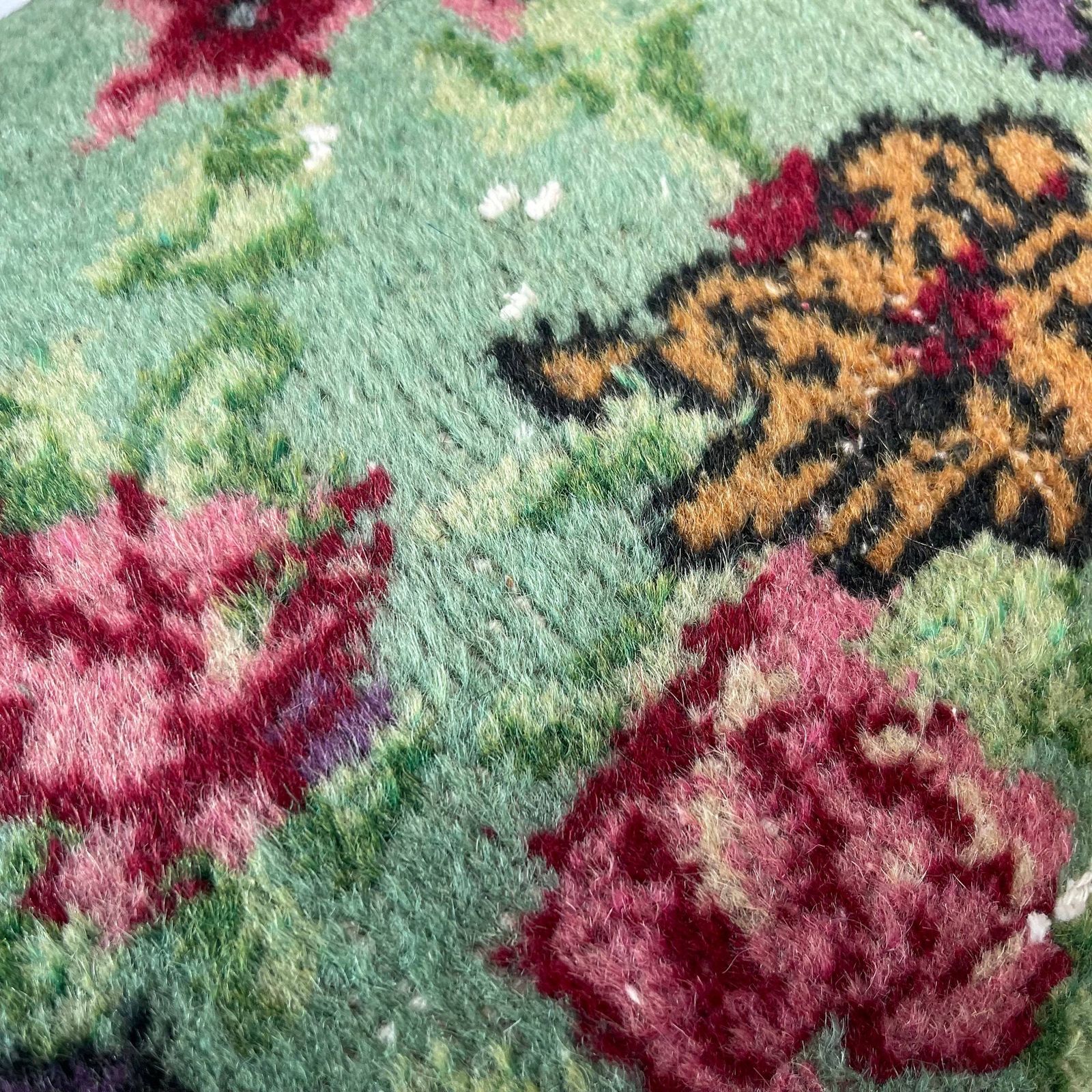 Vintage Hand Made Rug Cushion Cover, Decorative Rug Pillow Cover, Large Vintage Turkish Rug Cushion Cover photo 75.0