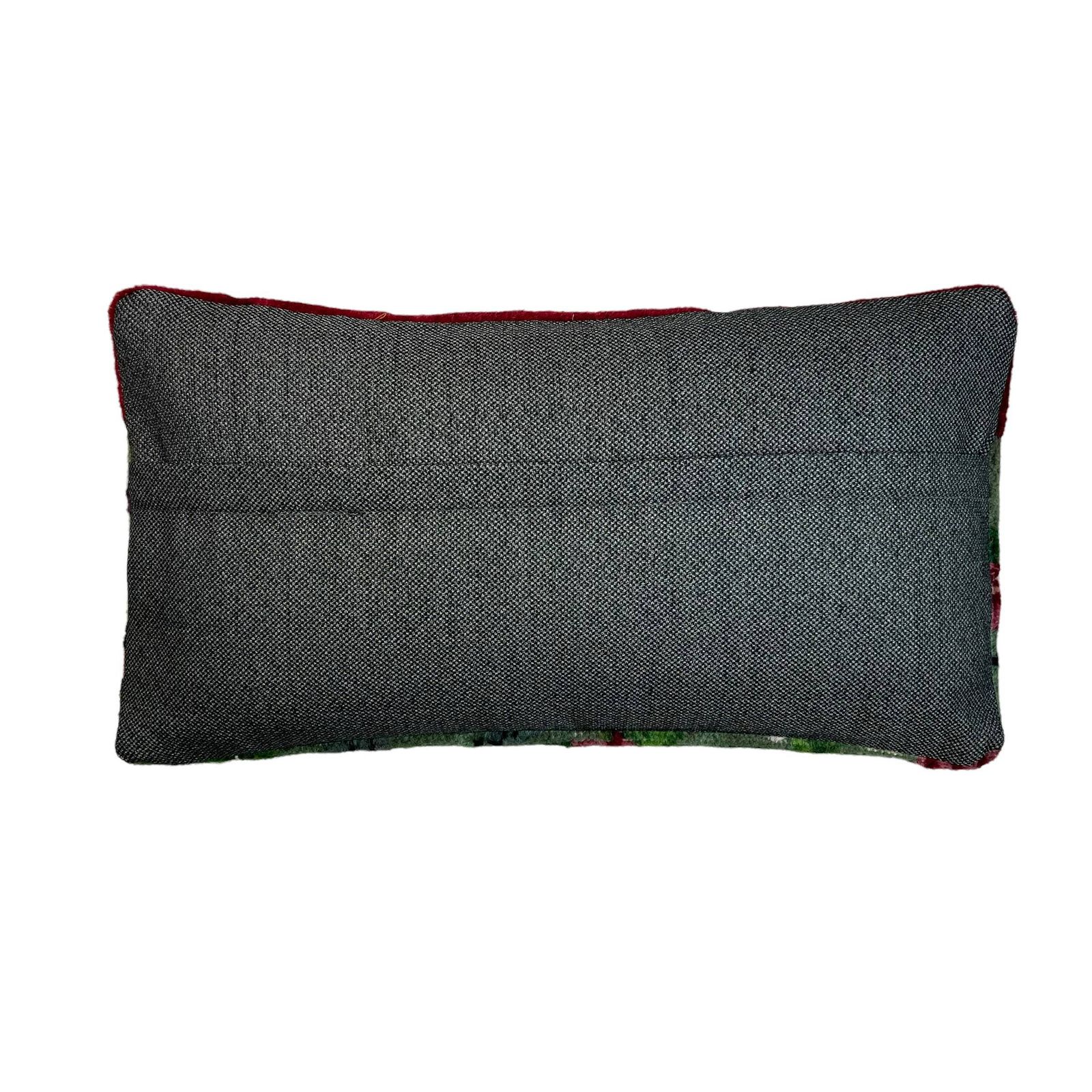 Vintage Hand Made Rug Cushion Cover, Decorative Rug Pillow Cover, Large Vintage Turkish Rug Cushion Cover photo furniture