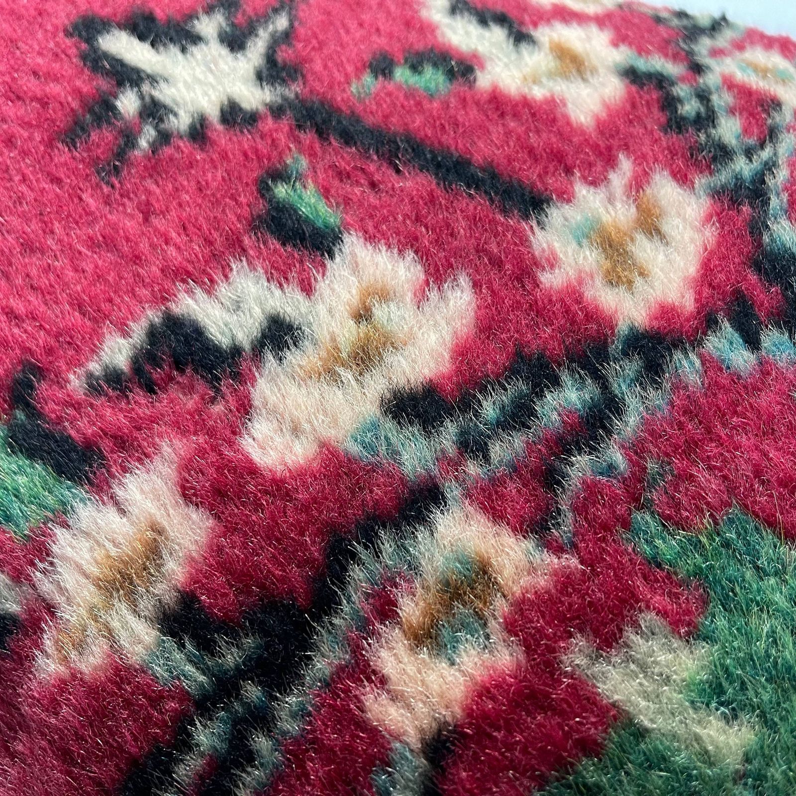 12'' X 24'' Vintage Hand Made Rug Cushion Cover, 30 X 60 Cm Decorative Rug Pillow Cover, Large Vintage Turkish Rug Cushion Cover photo 75.0