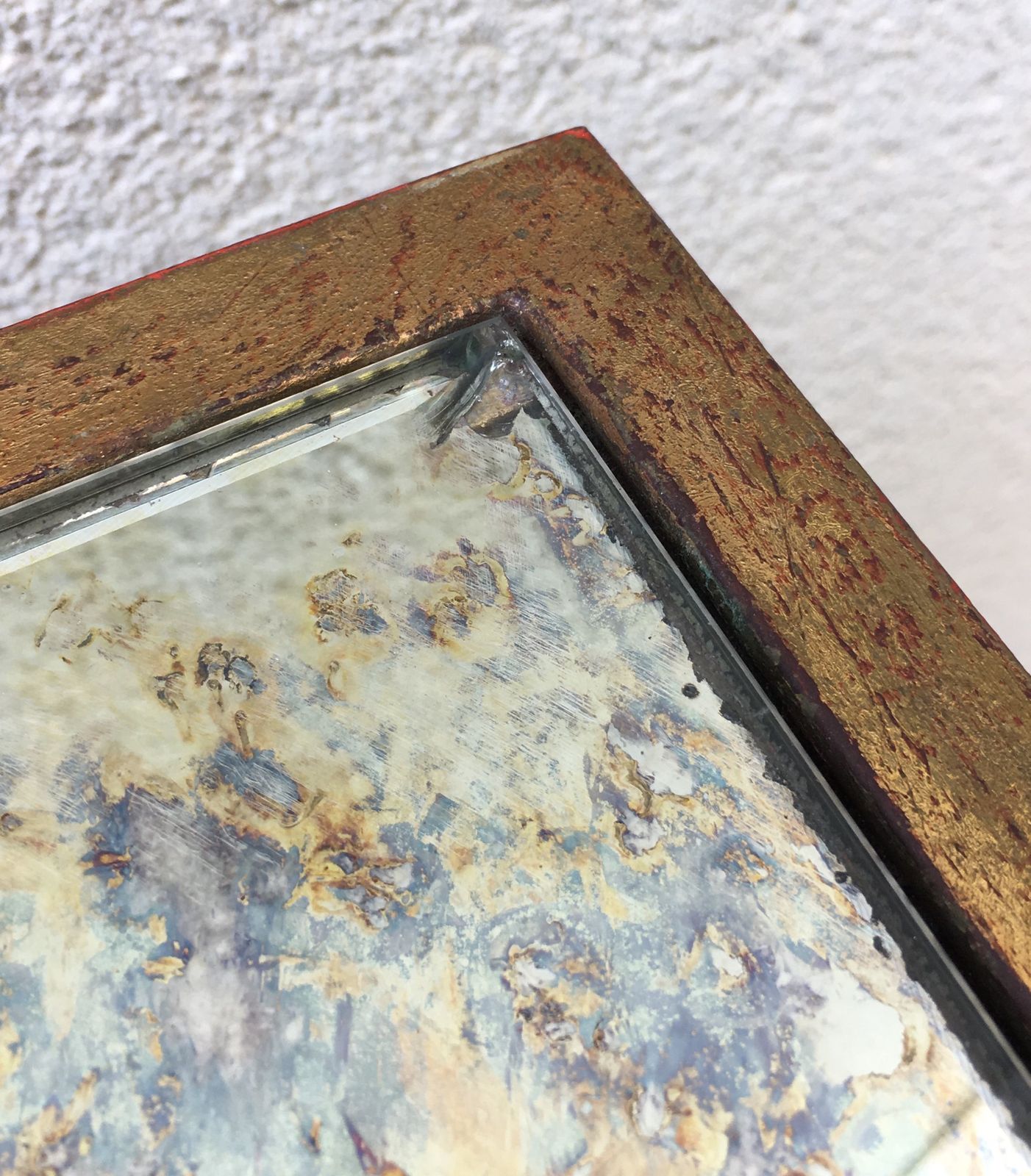 Furniture Coffee Table In Patinated And Gilded Steel In The Taste Of Jacques Quinet photo