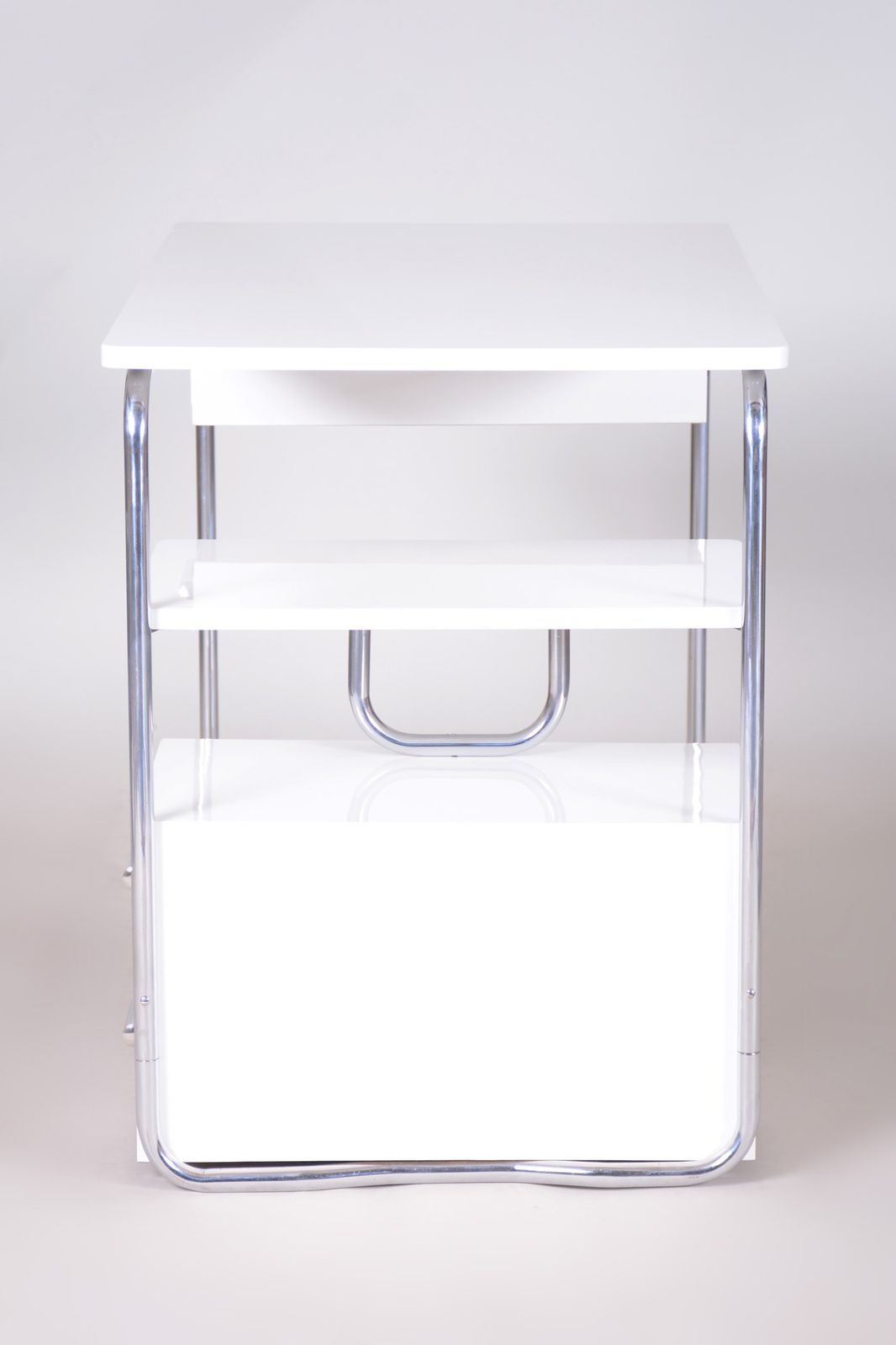 photo for sale White Bauhaus Writing Desk Made In 1930s Germany   Restored
