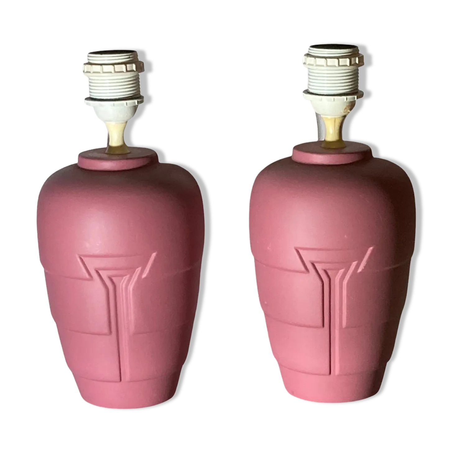 Dutch Palm Beach Art Deco Style Memphis Ceramic Vases, Ca 1980