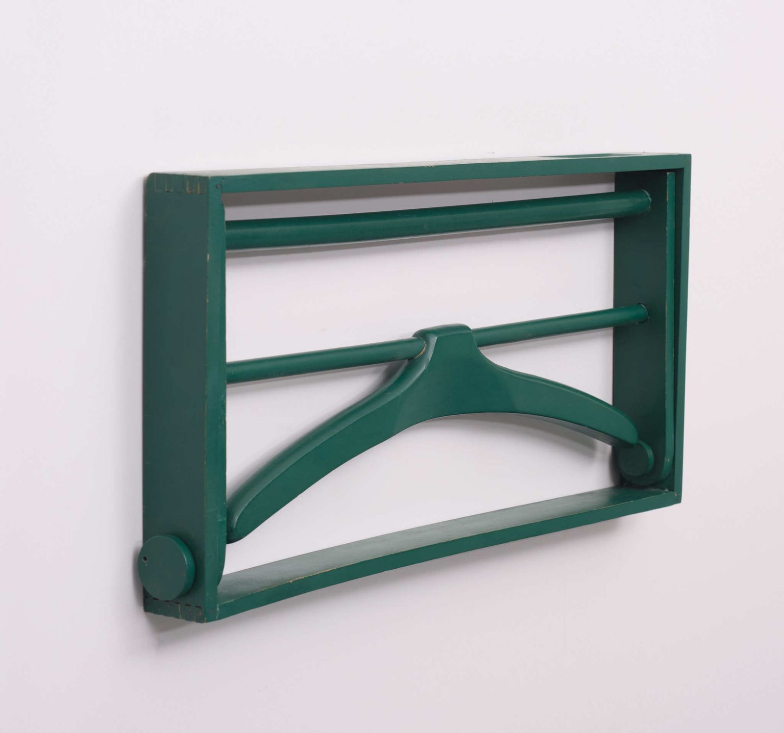Scandinavian Folding Out Wall Valet, 1960s