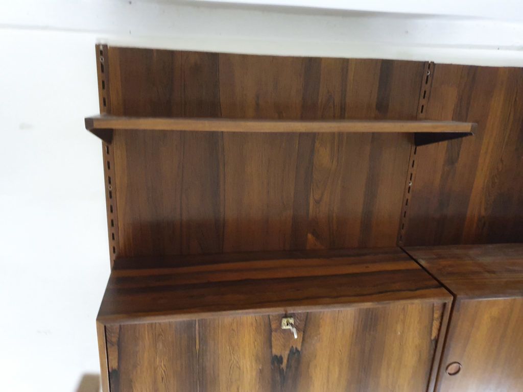 Rosewood Wall Unit By Kai Kristiansen For Feldballes Mobelfabrik, Denmark 1950's photo buy