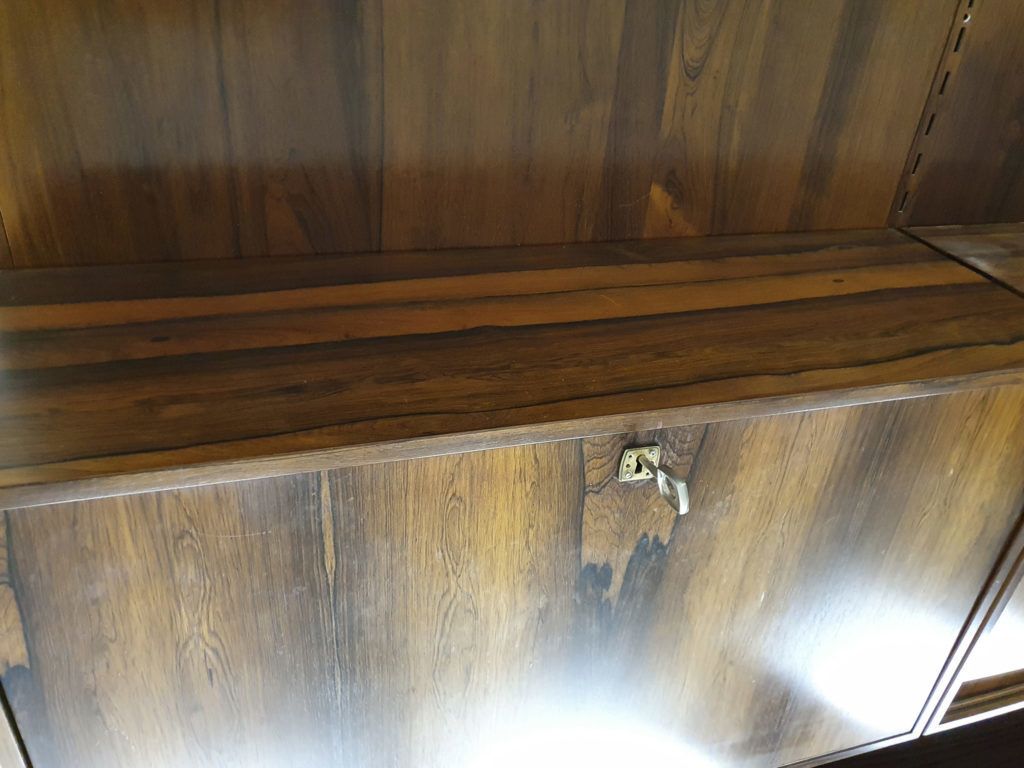 photo vinterior Rosewood Wall Unit By Kai Kristiansen For Feldballes Mobelfabrik, Denmark 1950's