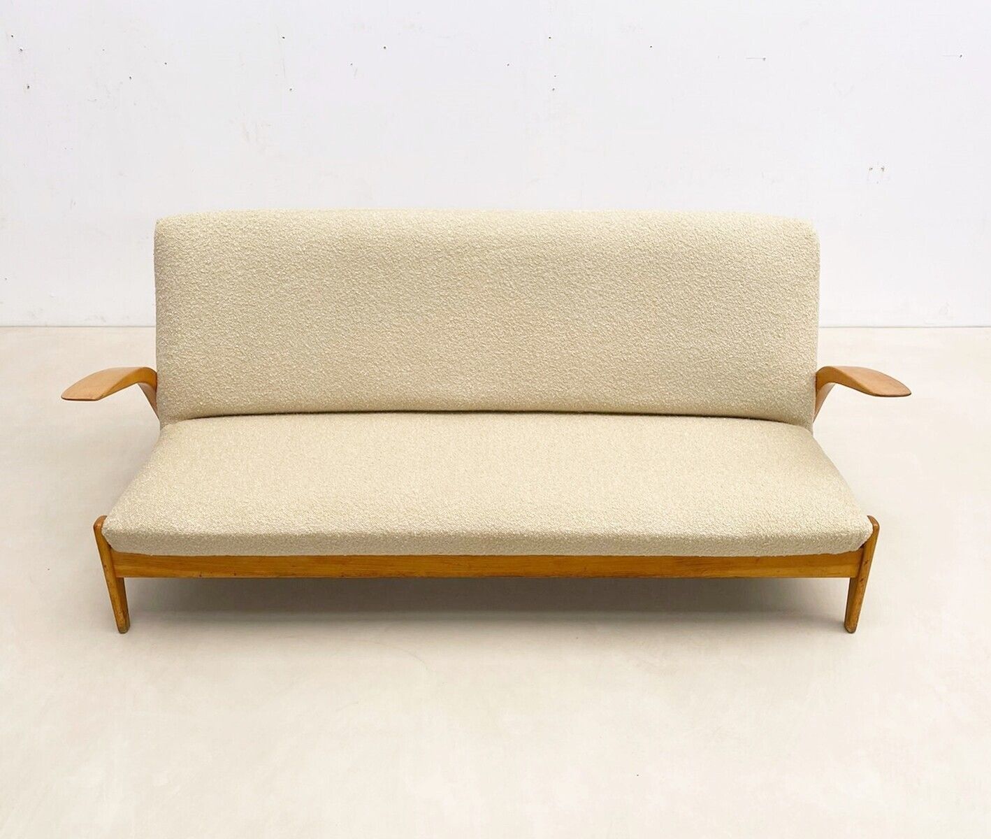 1960's Wooden Sofa By De Ster Gelderland