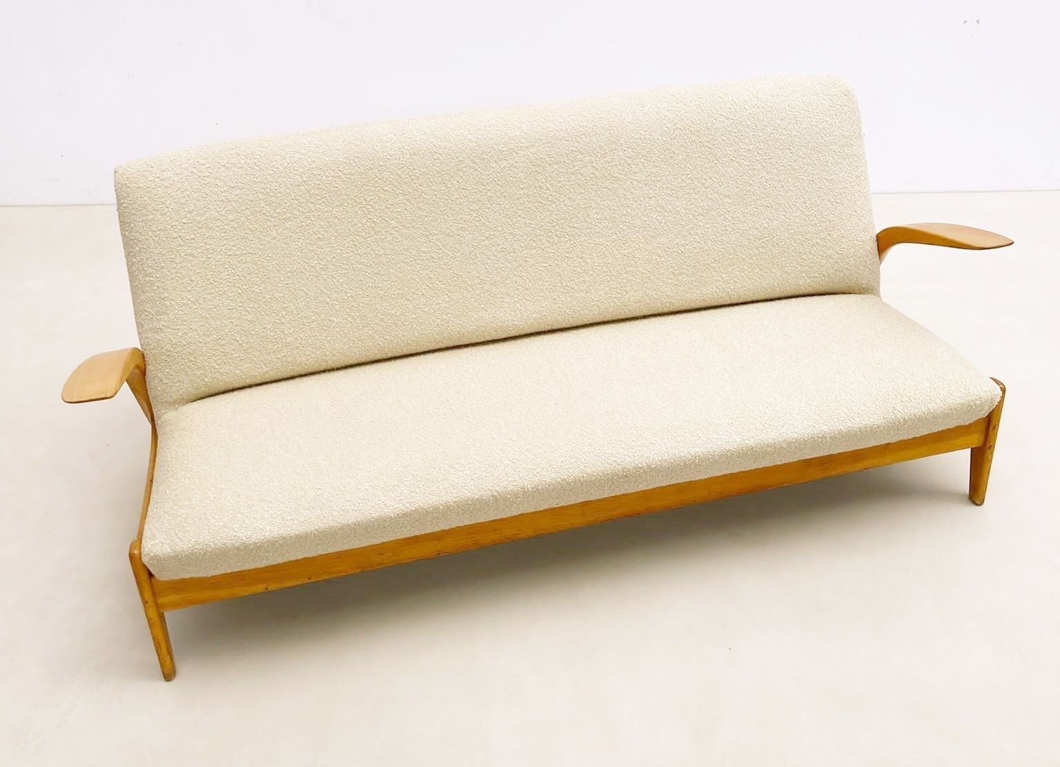 1960's Wooden Sofa By De Ster Gelderland photo furniture