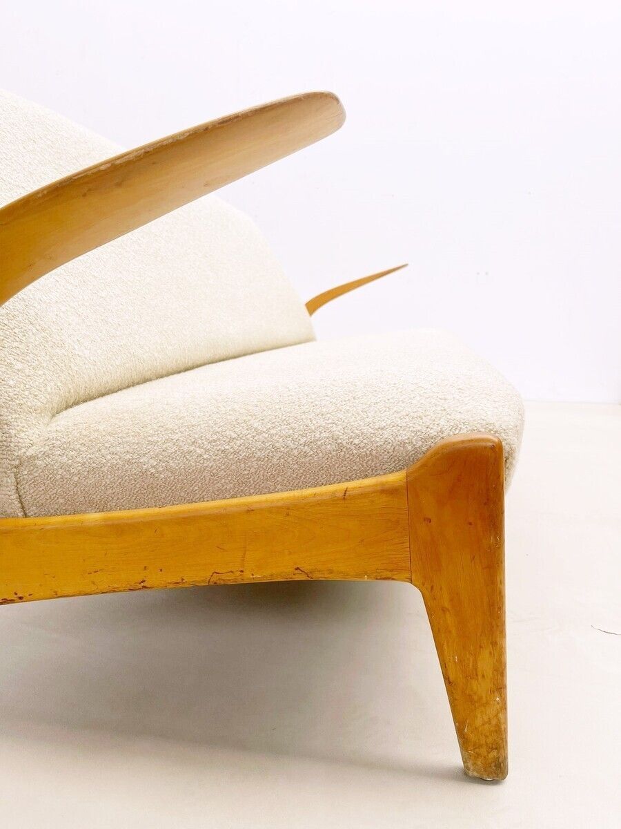 photo for sale 1960's Wooden Sofa By De Ster Gelderland