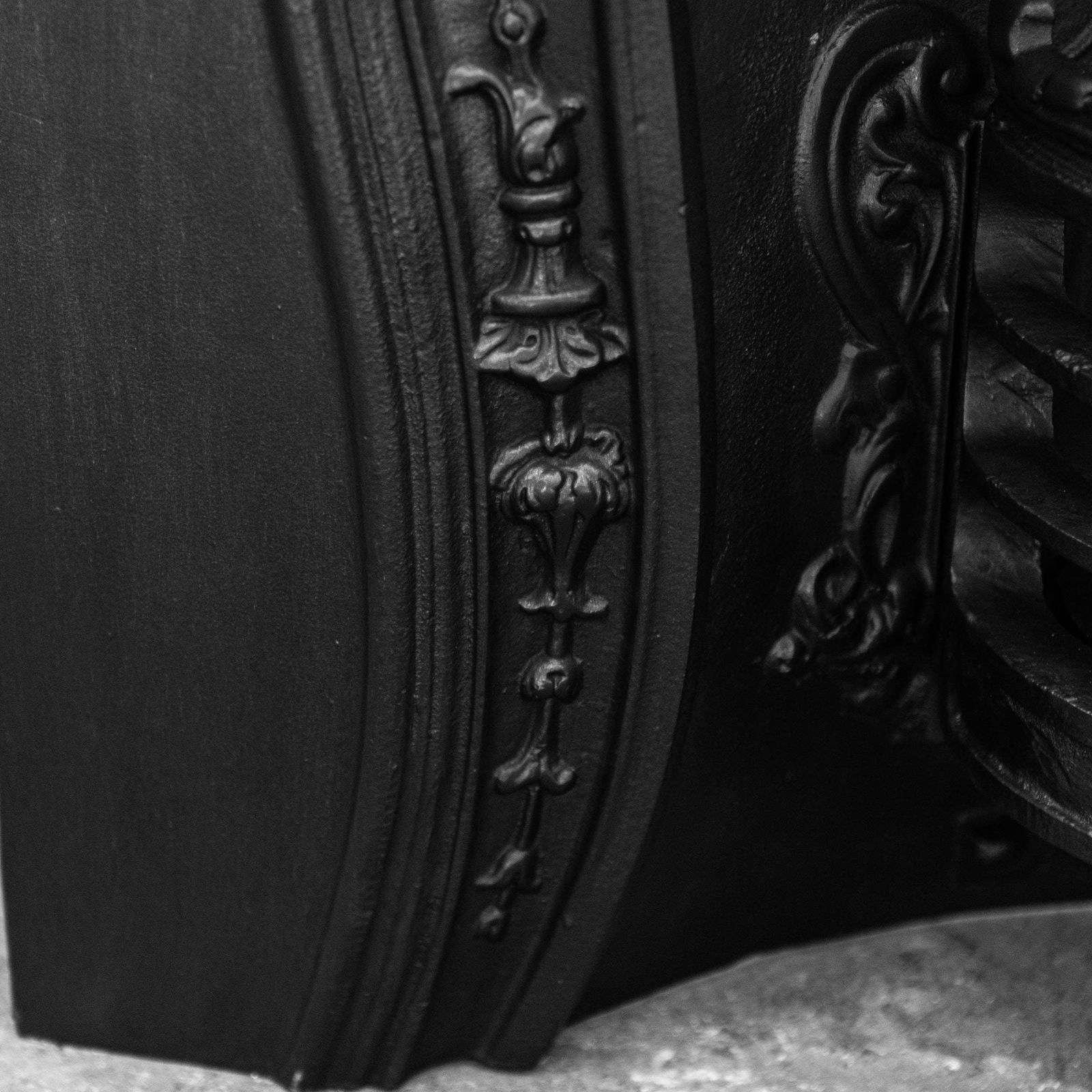 Antique Ornate Late Georgian, Early Victorian Cast Iron Insert photo furniture