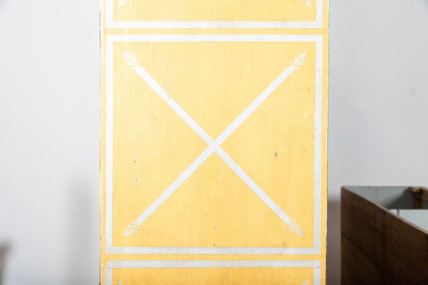 Large 19thc French Painted Pine Glazed Bookcase photo buy