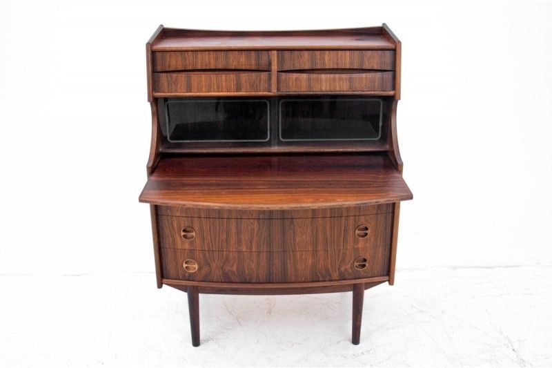 Rosewood Writing Desk, G. Falsig, Møbelfabrik Holstebro, 1970s photo Furniture