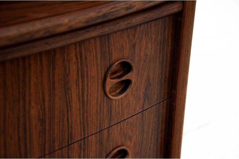 photo vintage Rosewood Writing Desk, G. Falsig, Møbelfabrik Holstebro, 1970s