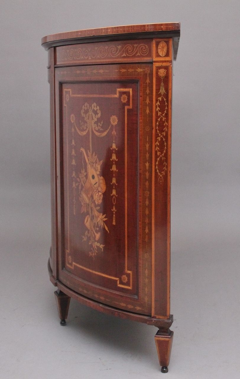 Fabulous Quality 19th Century Mahogany And Inlaid Cabinet photo vintage