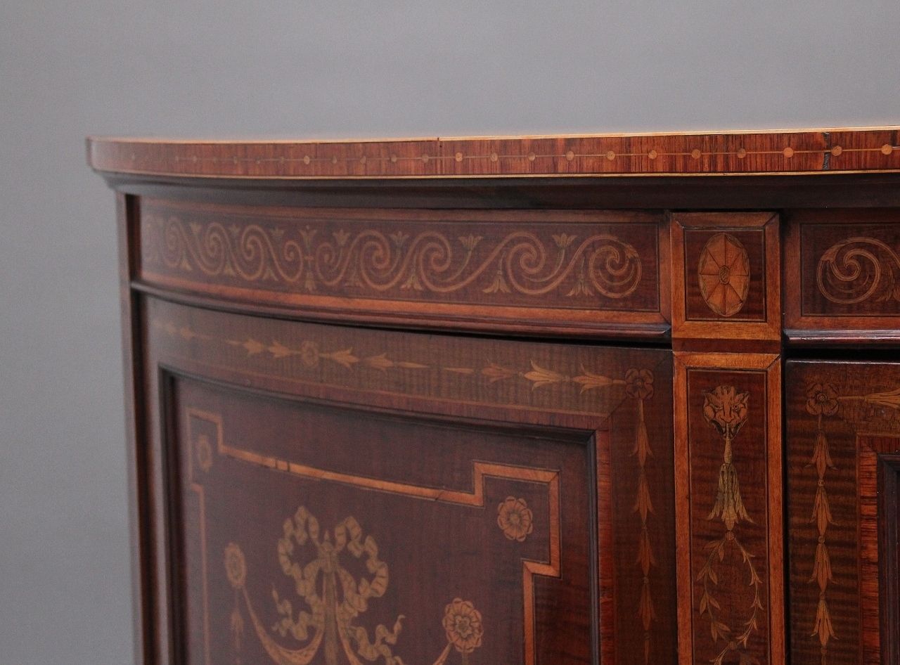 Furniture Fabulous Quality 19th Century Mahogany And Inlaid Cabinet photo