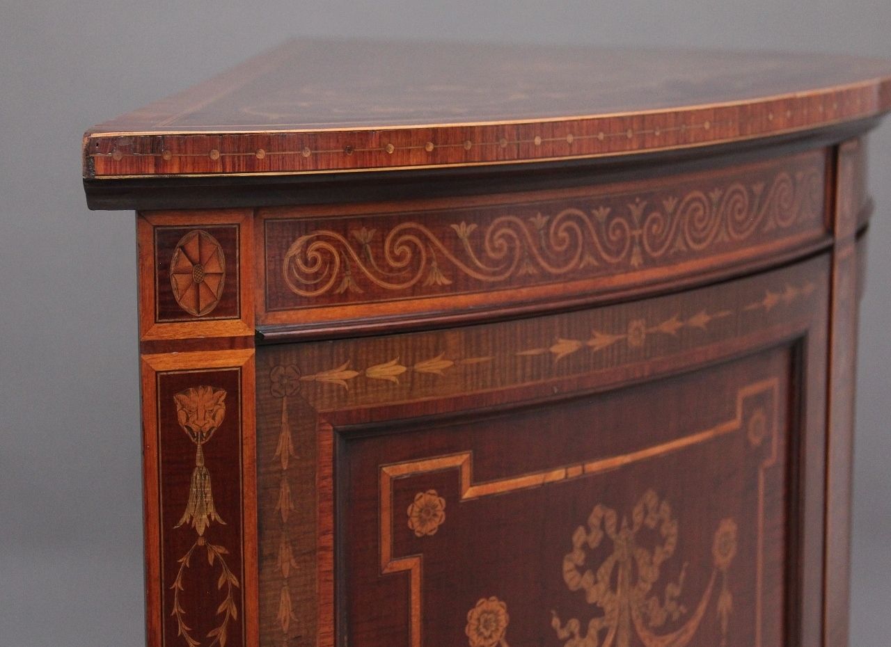 11800.0 Fabulous Quality 19th Century Mahogany And Inlaid Cabinet photo