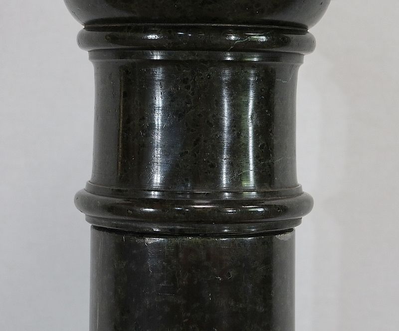 Column With Turntable In Green Sea Marble, 2nd Half Of The 19th Century photo 2533.8