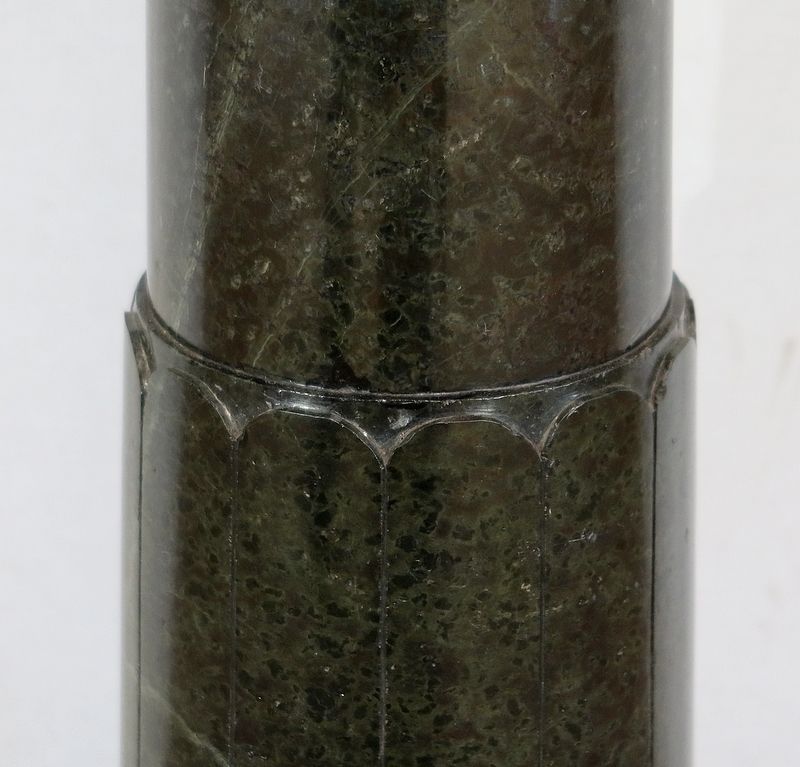 Column With Turntable In Green Sea Marble, 2nd Half Of The 19th Century photo buy