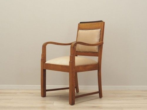 Oak Armchair, Art Déco, 1950s, Production: Denmark photo for sale
