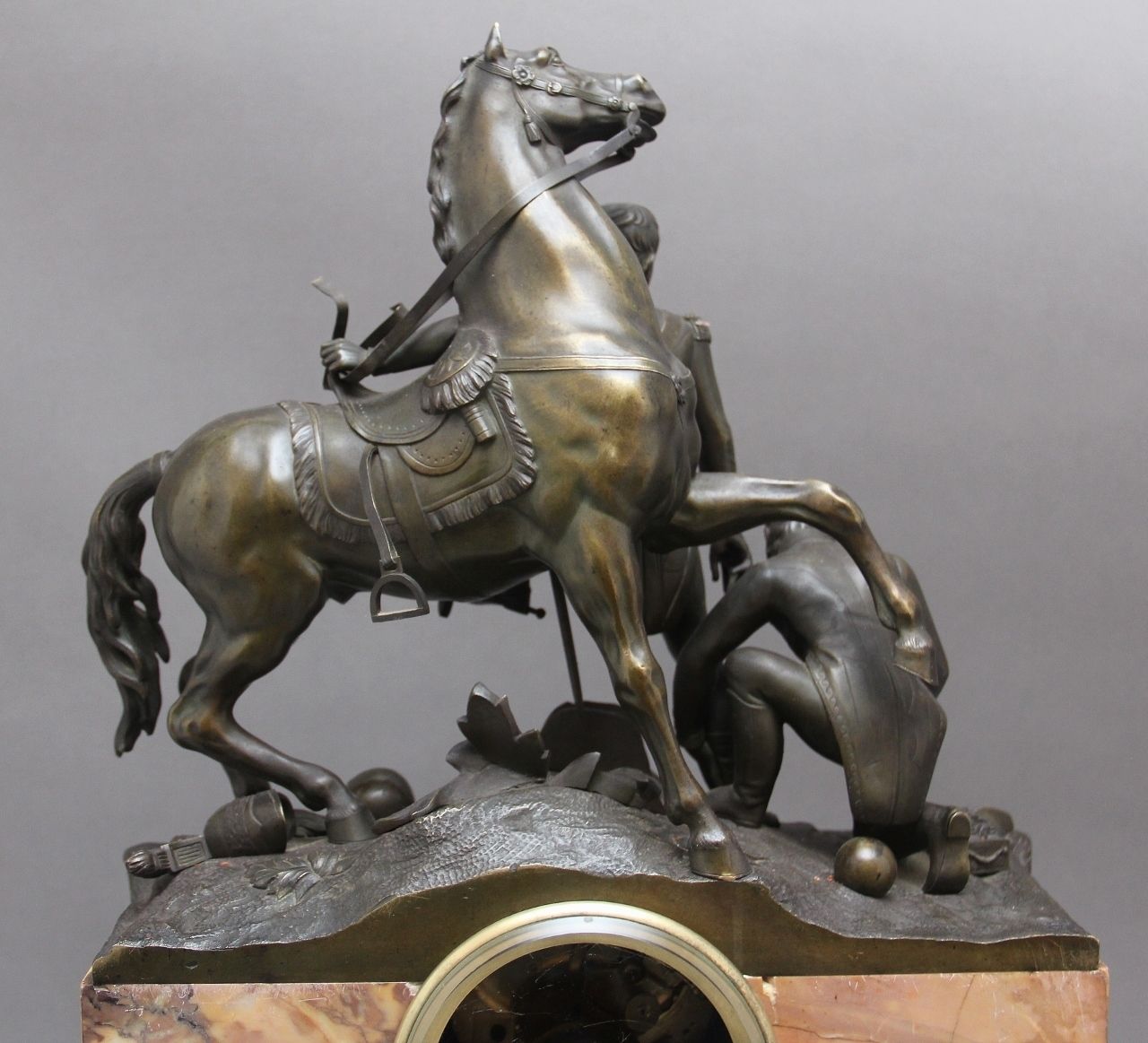 photo buy Fabulous Quality Early 19th Century Marble And Bronze Mantle Clock