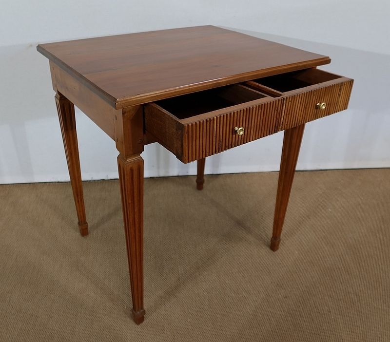 Small Table In Solid Cherry, Louis XVI Style, 1st Part Of The 19th Century photo Furniture