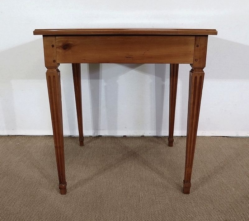 photo vintage Small Table In Solid Cherry, Louis XVI Style, 1st Part Of The 19th Century