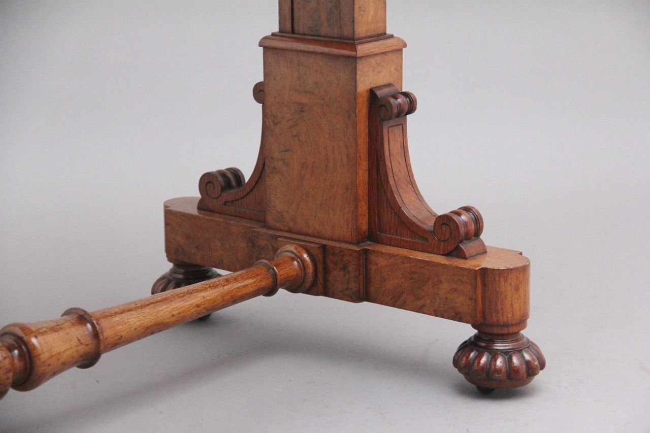 Furniture Early 19th Century Pollard Oak Dumb Waiter photo
