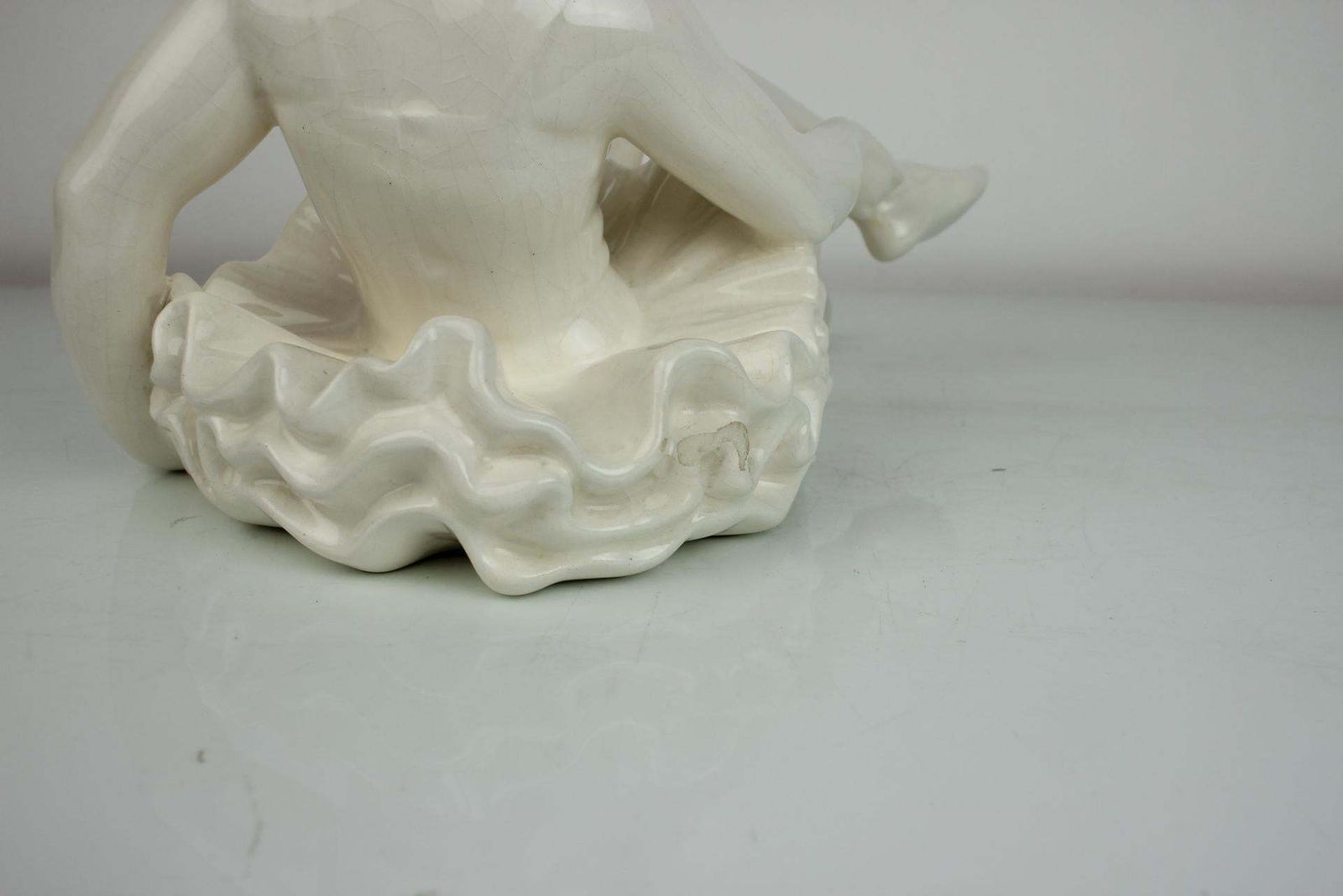 Porcelain Statue Ballerina, Czechoslovakia, 1962s photo 450.0