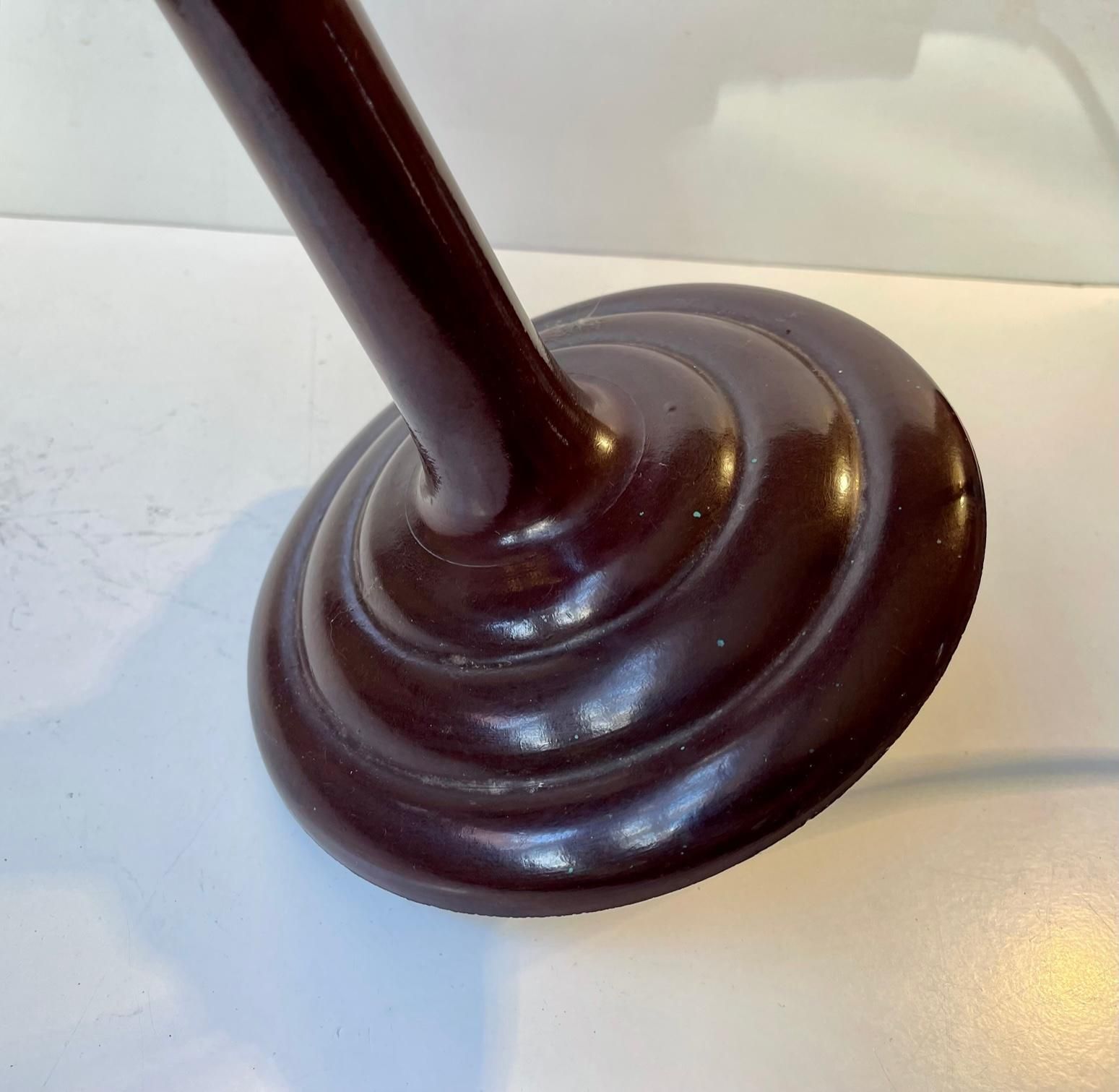 photo for sale Industrial Bauhaus Table Lamp In Bakelite And Aluminum, 1930s