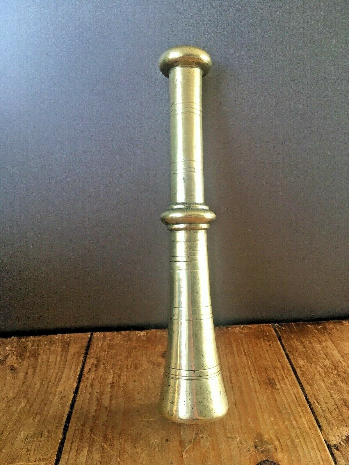 5kg Antique 19th C French Apothecary Brass Bronze Pestle & Mortar Kitchenalia photo Home Decor