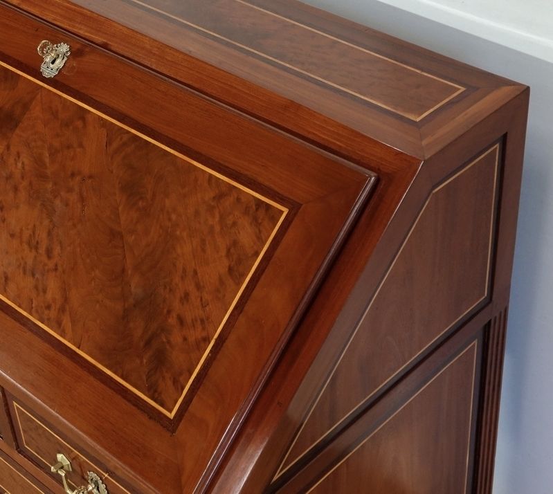 Louis XVI Scriban Chest Of Drawers In Mahogany – 18th Century photo vinterior