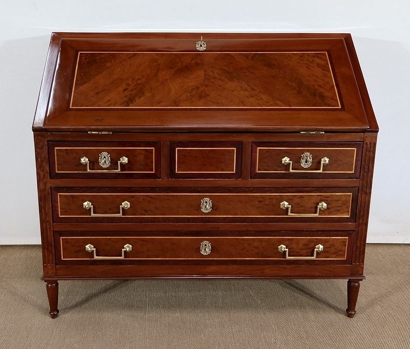photo for sale Louis XVI Scriban Chest Of Drawers In Mahogany – 18th Century