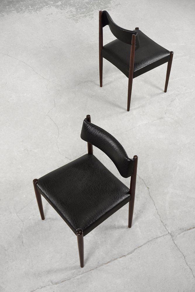 Mid Century Modern Dutch Dining Chairs By Aksel Bender Madsen For Bovenkamp, 1960s, Set Of 2 photo furniture