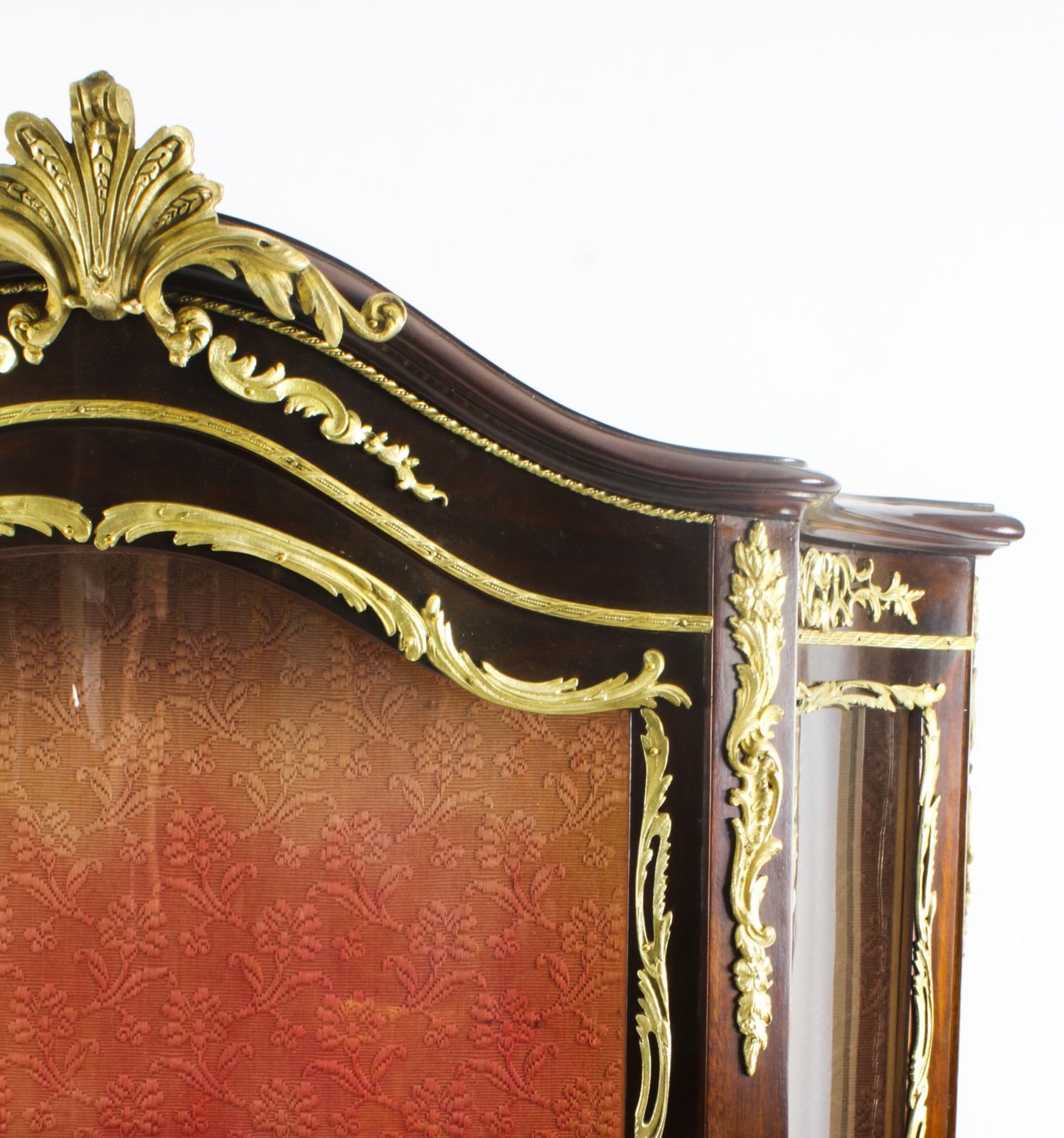 Antique French Vernis Martin Vitrine Display Cabinet  19th C photo vinterior