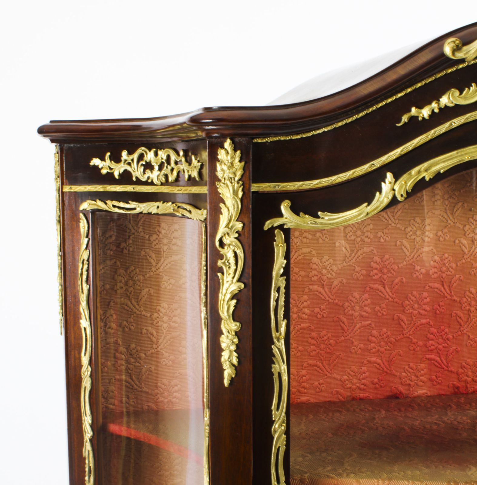 Antique French Vernis Martin Vitrine Display Cabinet  19th C photo buy
