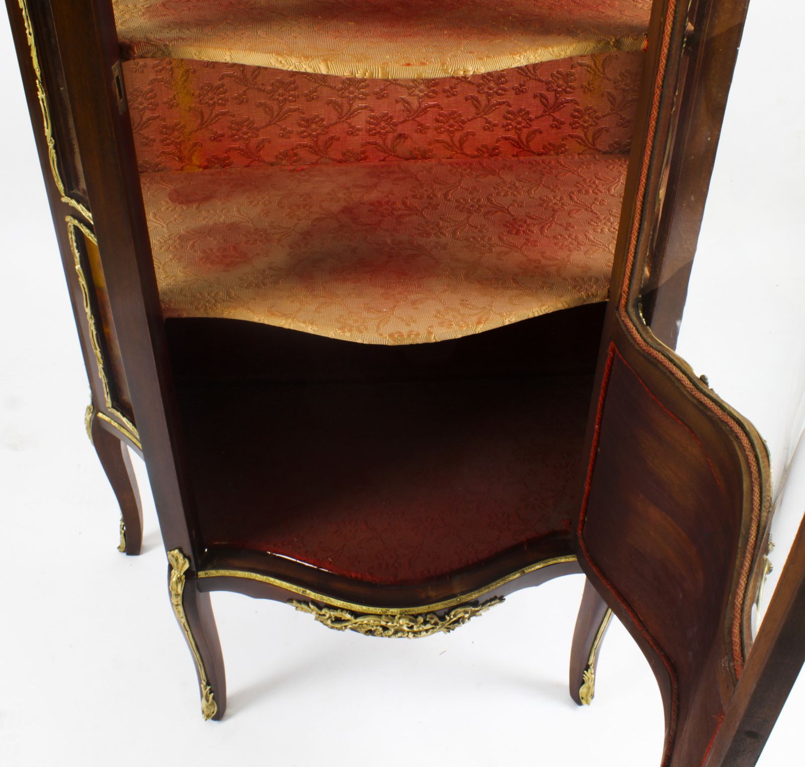 3950.0 Antique French Vernis Martin Vitrine Display Cabinet  19th C photo