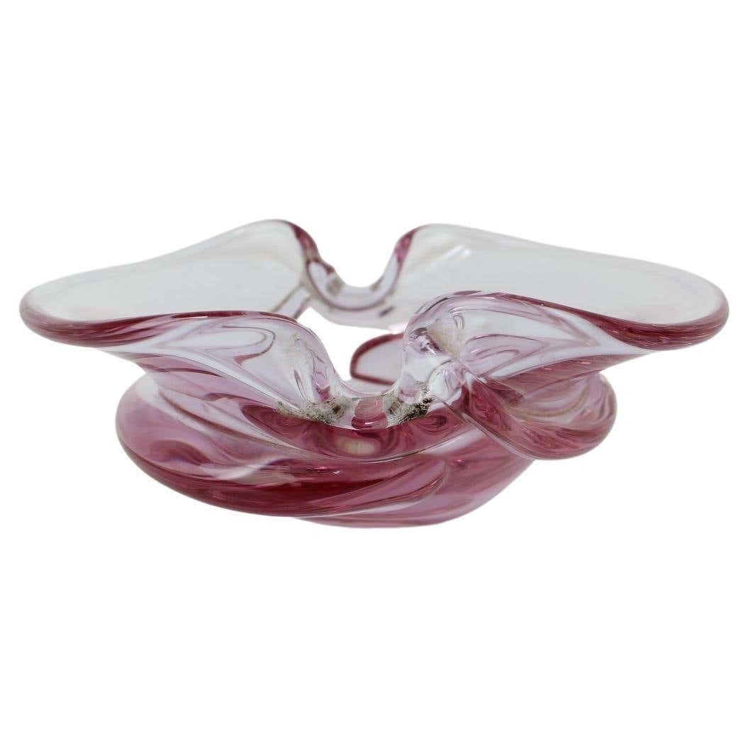 Mid Century Ashtray By Zelezno Borske Sklo, 1960's