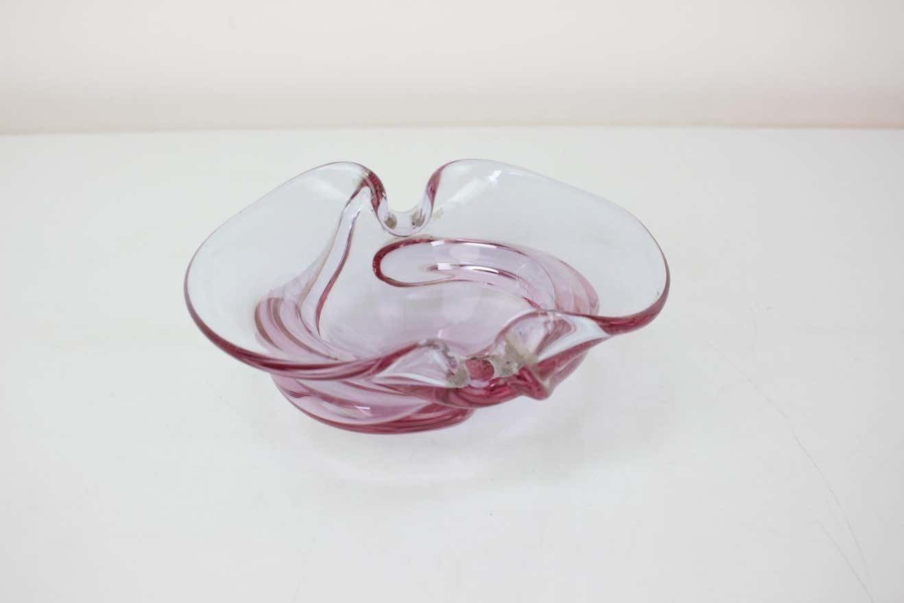 Mid Century Ashtray By Zelezno Borske Sklo, 1960's photo for sale