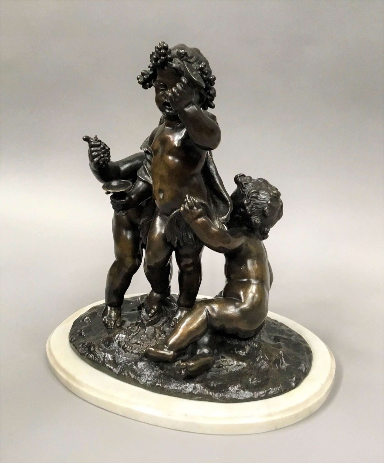 C19th Large Bronze Sculpture Of Bacchanalian Group photo 2750.0