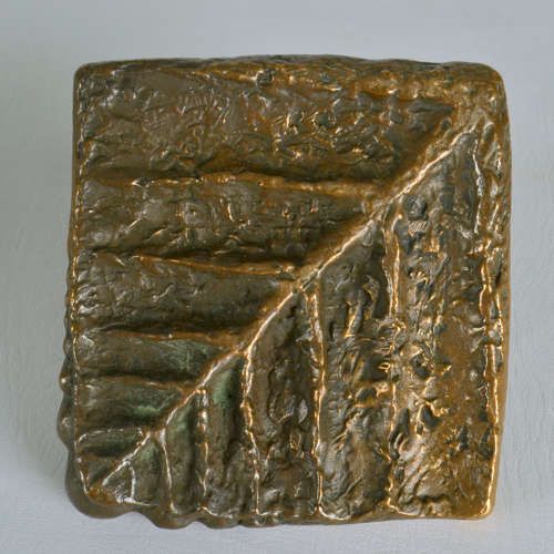 Home Fixtures Pair Of Square Bronze Push Pull Door Handles With Tree Relief photo