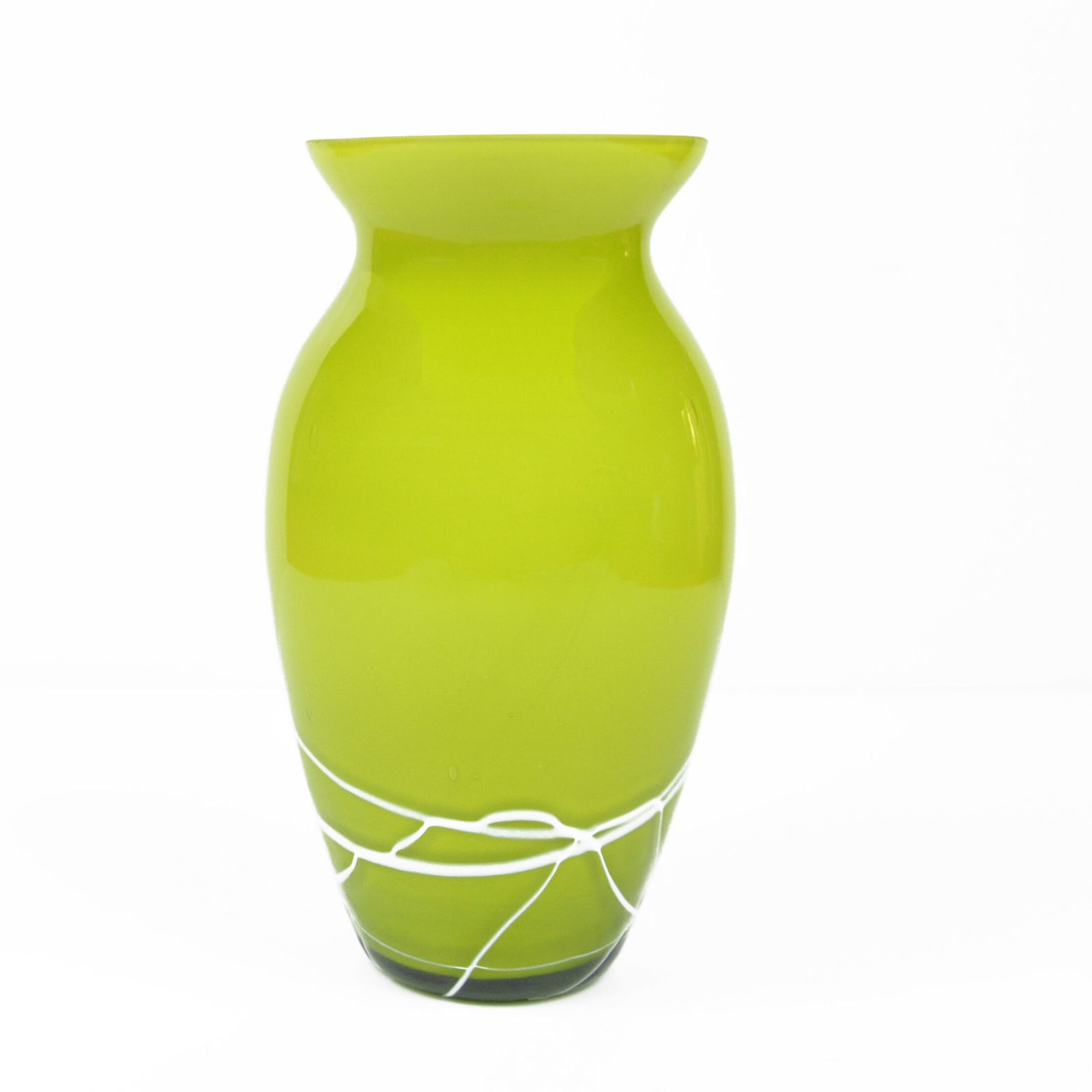 1970s Modern Glass Vase, Farbglashutte Lauscha Thüringen, Germany photo Home Decor