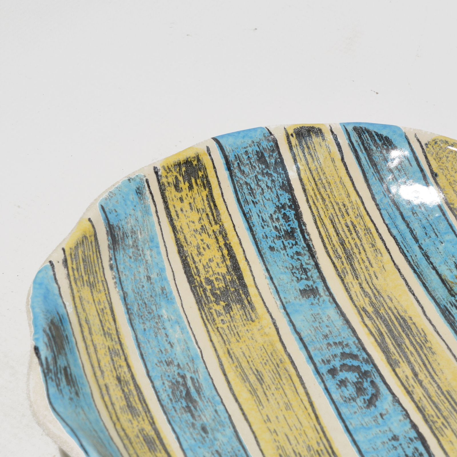 Ceramic Fruit Plate 1970, Strehla, Germany photo vinterior