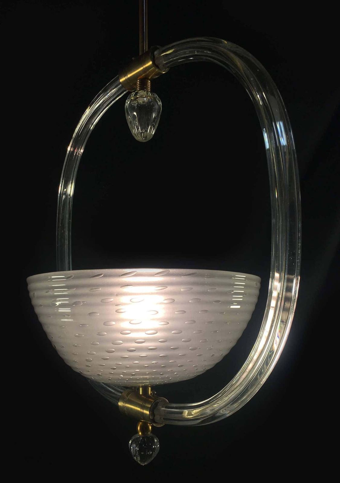 Charming Italian Chandelier By Barovier & Toso, Murano, 1940 photo for sale