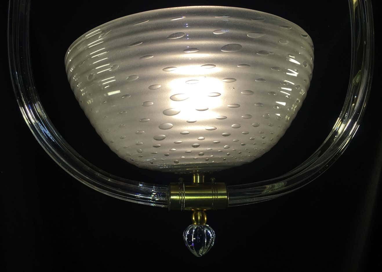 Charming Italian Chandelier By Barovier & Toso, Murano, 1940 photo vinterior