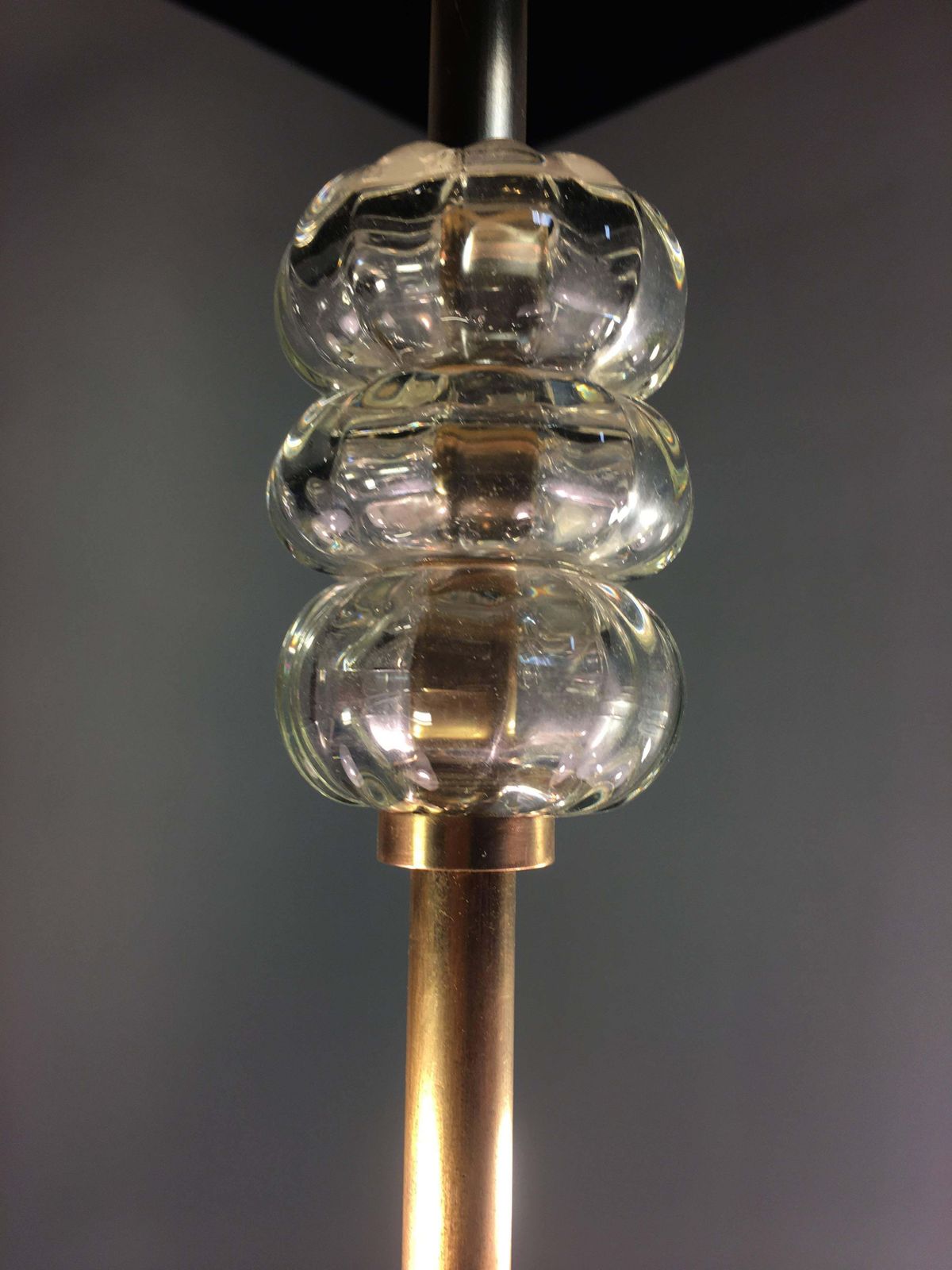 photo for sale Adorable Pendant Chandelier "Reticello" By Venini, Murano, 1940s